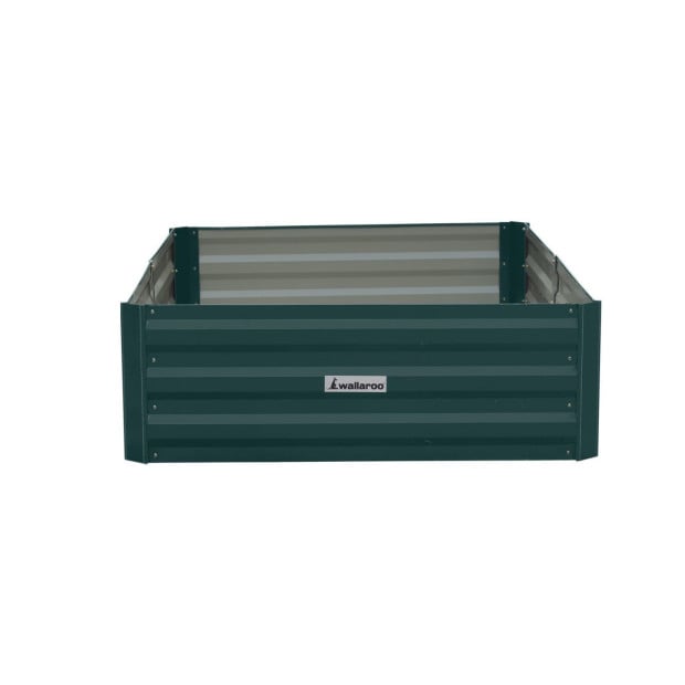 Wallaroo Garden Bed 150 x 90 x 30cm Galvanized Steel - Green Image 3