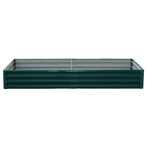 Wallaroo Garden Bed 240 x 120 x 30cm Galvanized Steel - Green Image 4