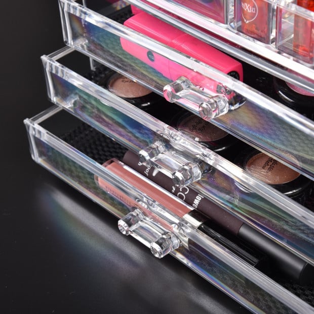 Cosmetic 10 Drawer Makeup Organizer Storage Jewellery Box Holder Image 5
