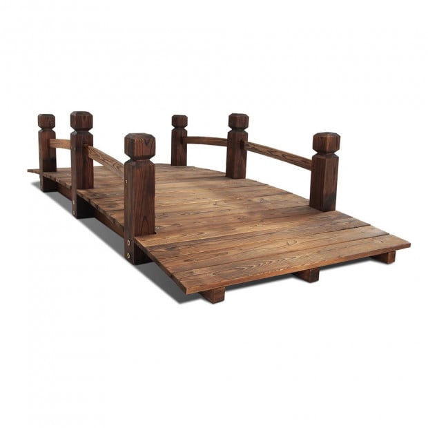 Wooden Garden Bridge