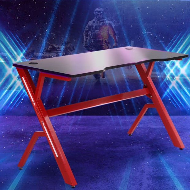 Gaming Desk Office Table Desktop PC Computer Desks Racing Laptop Home Image 8