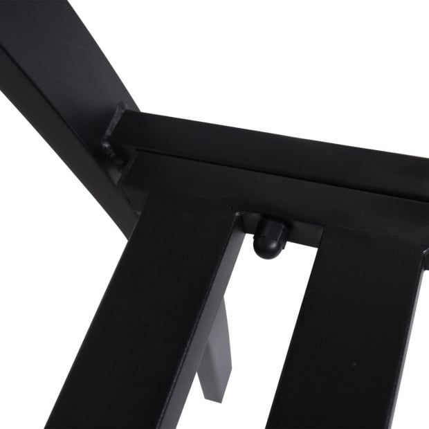 Wallaroo Steel Outdoor Garden Bench - Floral Image 6