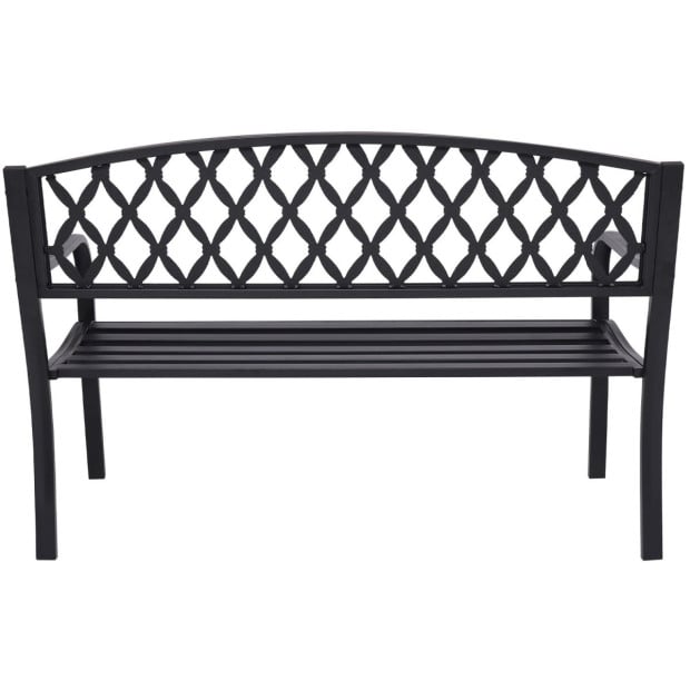 Wallaroo Steel Outdoor Garden Bench - Diamond Image 5