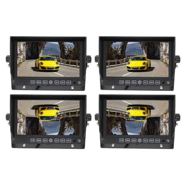 7in Monitor Caravan 2 Reversing Camera 4pin 3AV Mic 12V 24V Image 4