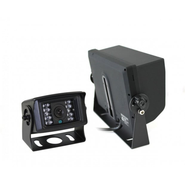 Elinz 7in Monitor Caravan 2 Cameras System Reversing Ccd 4pin Image 5