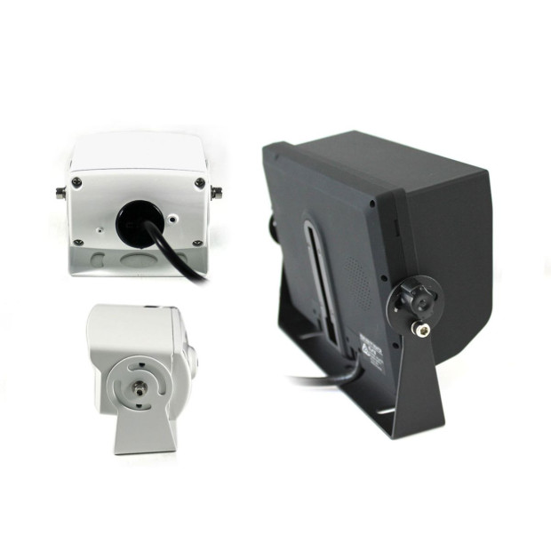 7in Monitor Caravan 2 Reversing Camera 4pin 3AV Mic 12V 24V Image 5