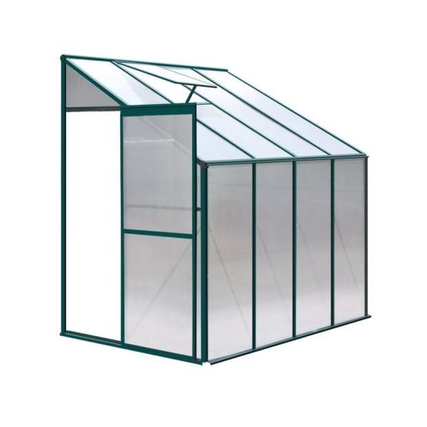 Greenfingers Greenhouse Aluminium Garden Polycarbonate 2.52x1.27m