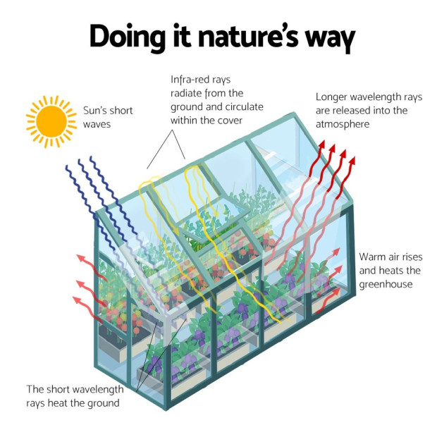Greenfingers Greenhouse Aluminium Garden Polycarbonate 2.52x1.27m Image 6