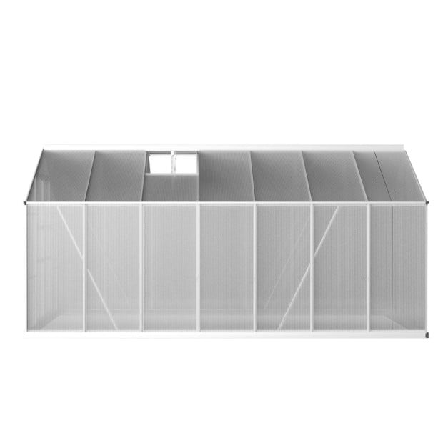 Greenfingers Greenhouse Aluminium Garden Shed Polycarbonate 4.1x2.5m Image 4