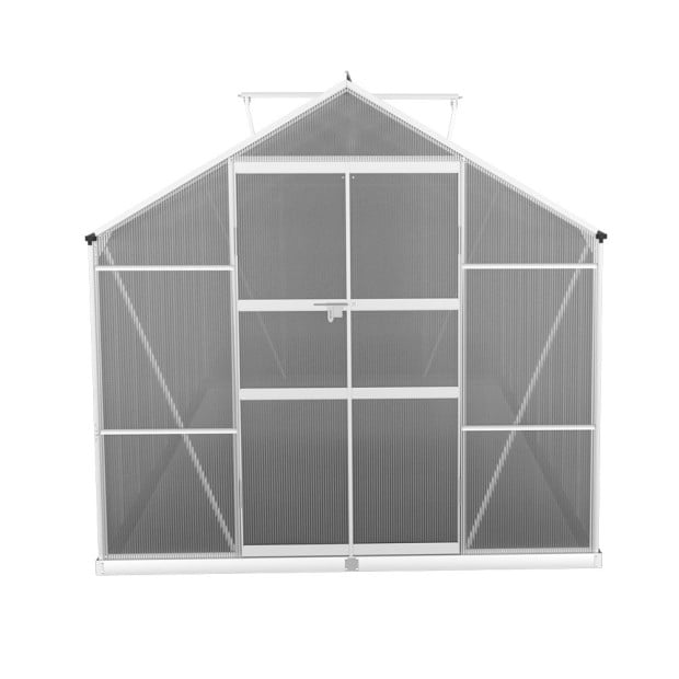 Greenfingers Aluminium Greenhouse Polycarbonate Garden Shed 4.7x2.5m Image 4