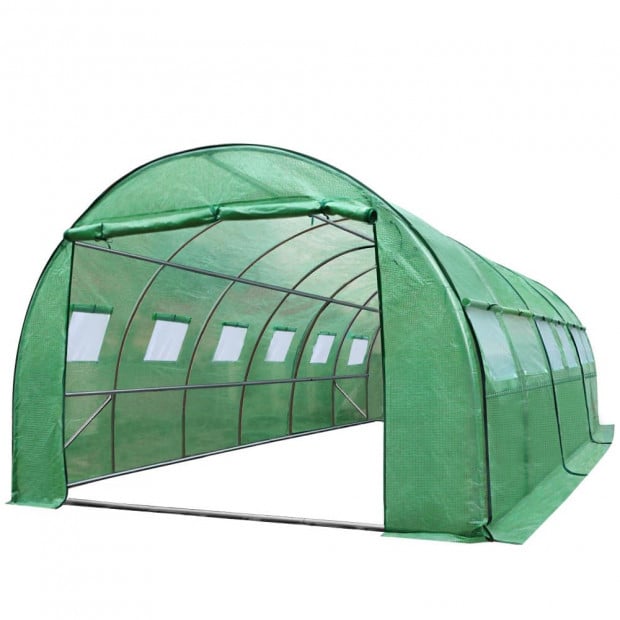 Greenfingers Greenhouse 6MX3M Garden Shed  Storage Tunnel Plant Grow