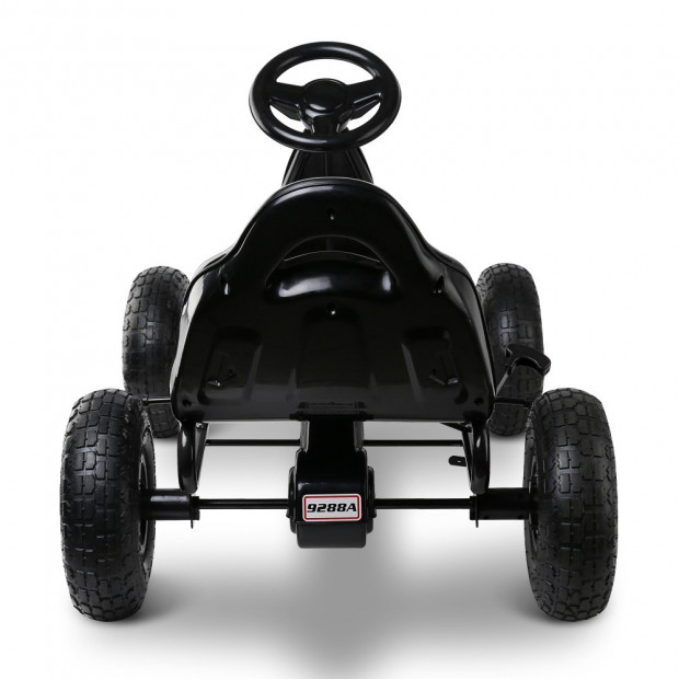 Kids Pedal Powered Go Kart - Black Image 4
