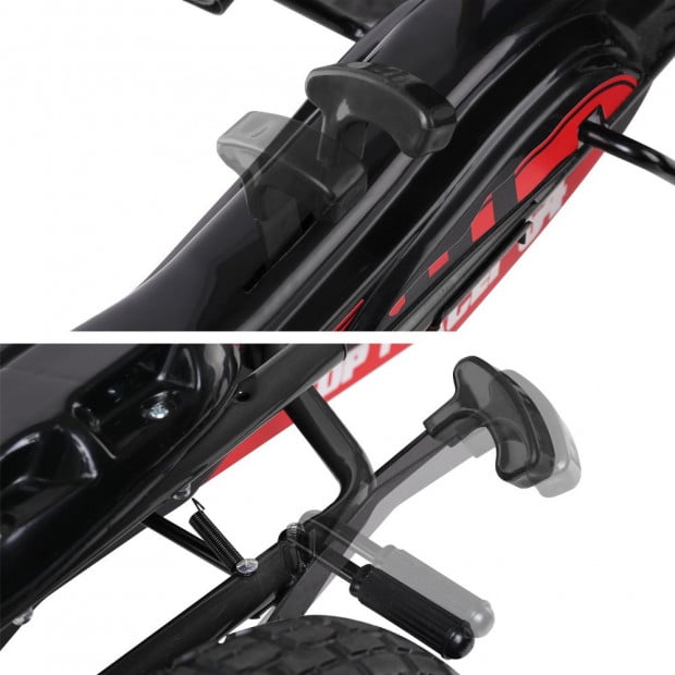 Kids Pedal Powered Go Kart - Black Image 7