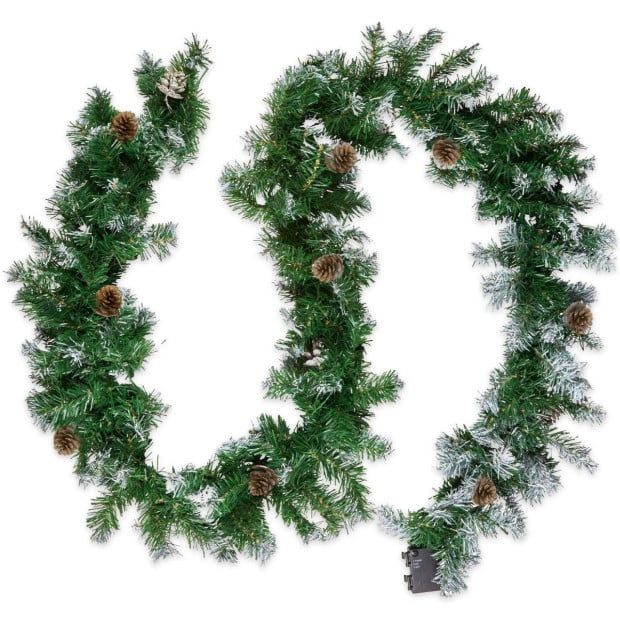 Christabelle Yuletide Glow Prelit Christmas Garland - 274cm Image 3