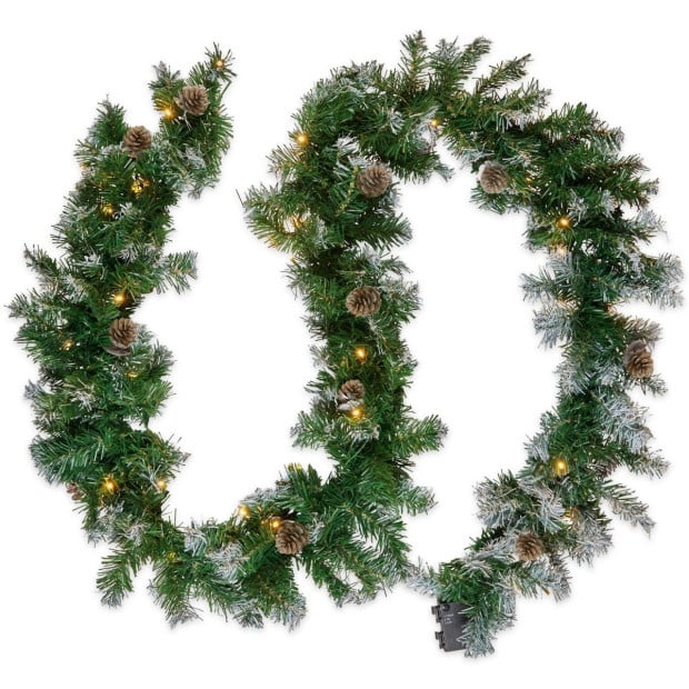 Christabelle Yuletide Glow Prelit Christmas Garland - 274cm Image 2