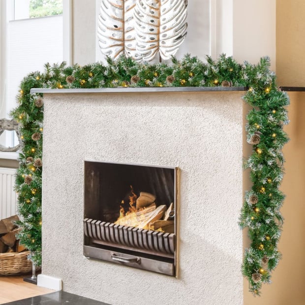 Christabelle Yuletide Glow Prelit Christmas Garland - 274cm Image 7