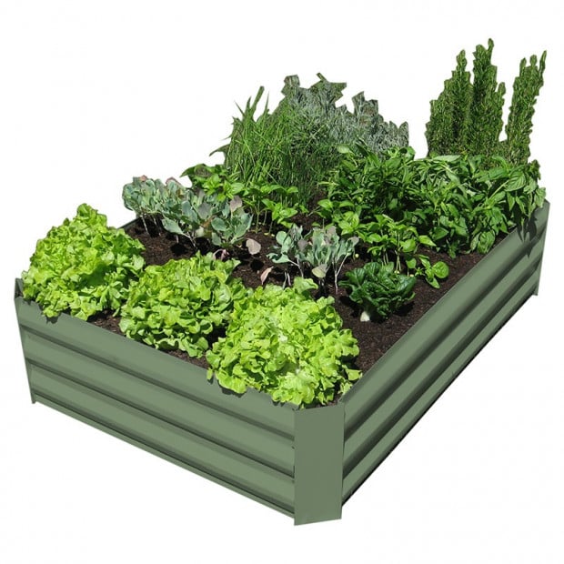 Garden Bed - Eucalypt Green