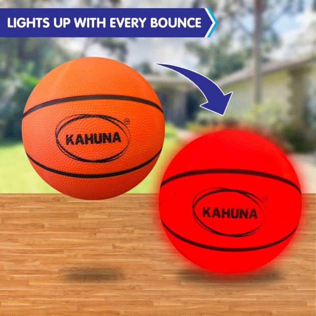 Kahuna Basketball L.E.D Glow Light Up Trampoline Ball Image 6