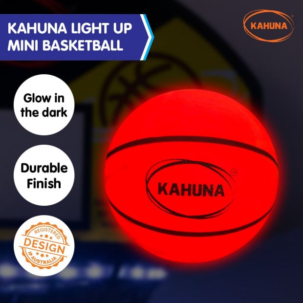 Kahuna Basketball L.E.D Glow Light Up Trampoline Ball Image 3