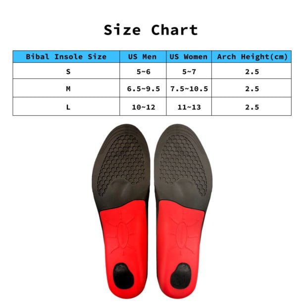Full Whole Shoe Insoles Arch Support Large Image 10