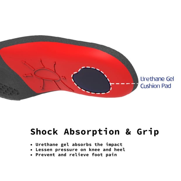 Full Whole Shoe Insoles Arch Support Large Image 5