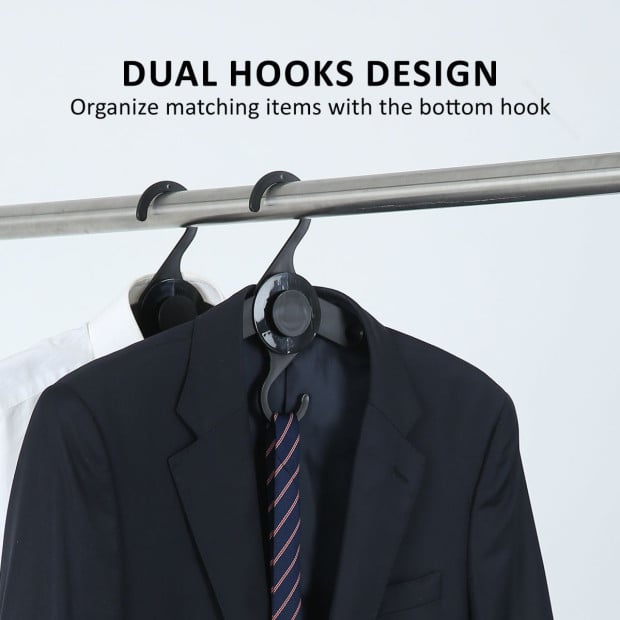 50x Wing Plus Hangers - Black Image 6