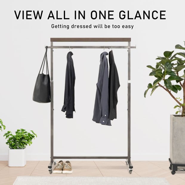 Multi-function Clothes Rack - Pearl Grey Image 3
