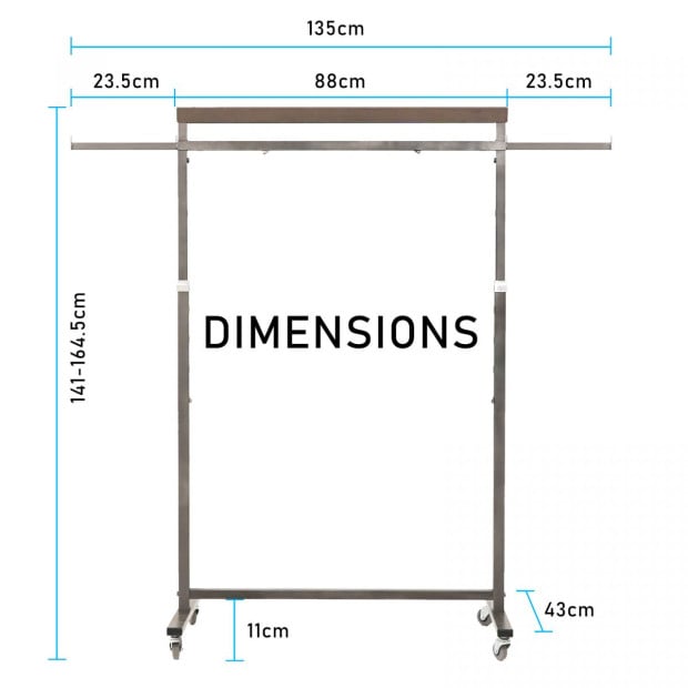 Multi-function Clothes Rack - Pearl Grey Image 6