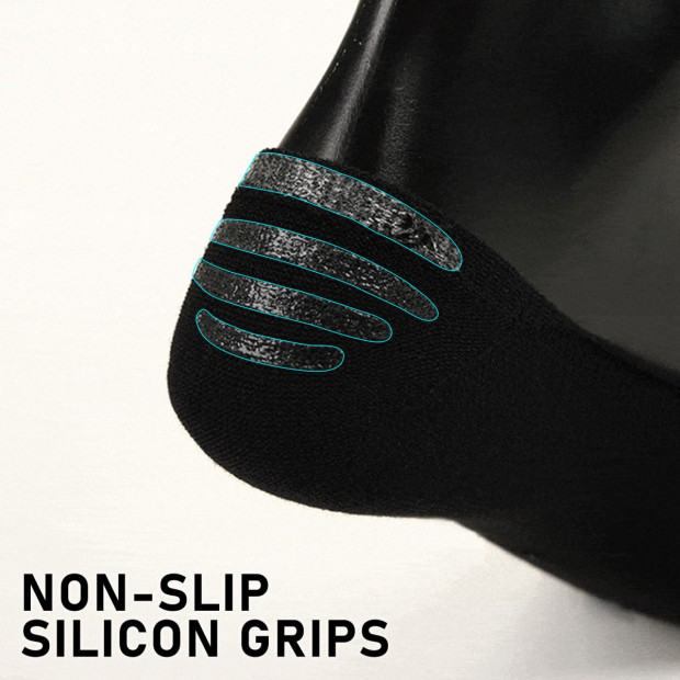 5x Large Daily No Show Socks - Multi Colour Image 2