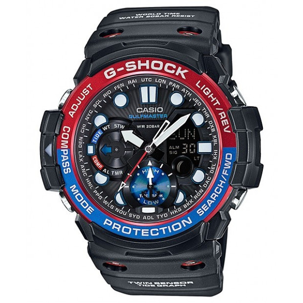 Casio Gulfmaster Analogue/Digital Mens Black Watch GN1000-1A