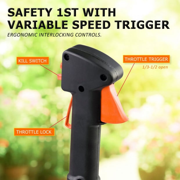 43cc Brush Cutter Whipper Snipper + 1 Blade Image 4
