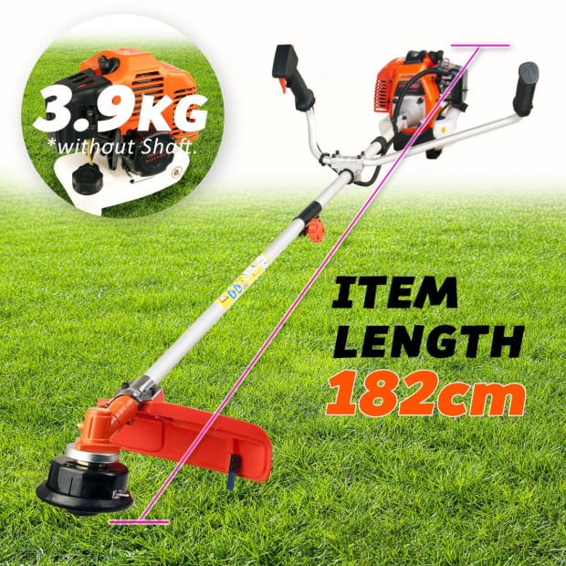 43cc Brush Cutter Whipper Snipper + 1 Blade Image 9