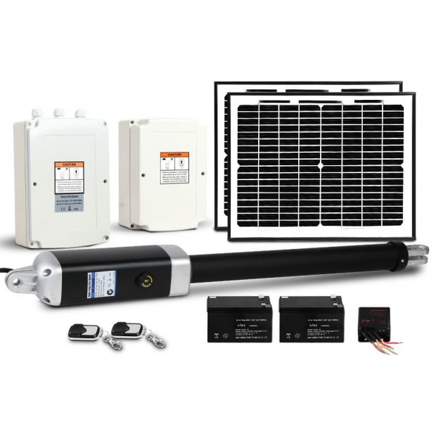 LockMaster 600KG Swing Gate Opener Automatic Electric Solar Remote