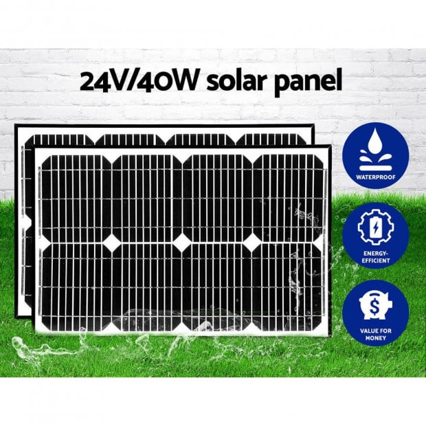 LockMaster Swing Gate Opener Auto 40W Solar Power Control 1000KG Image 5