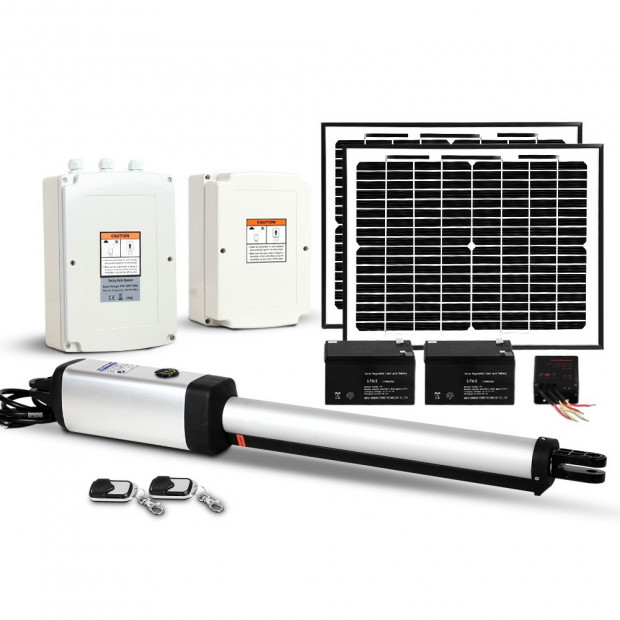 LockMaster 600KG Swing Gate Opener Auto Solar Electric Remote Control