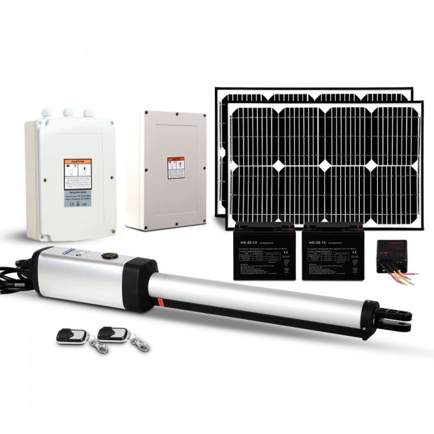 LockMaster Gate Opener 40W Auto Solar Power Remote Control 600KG