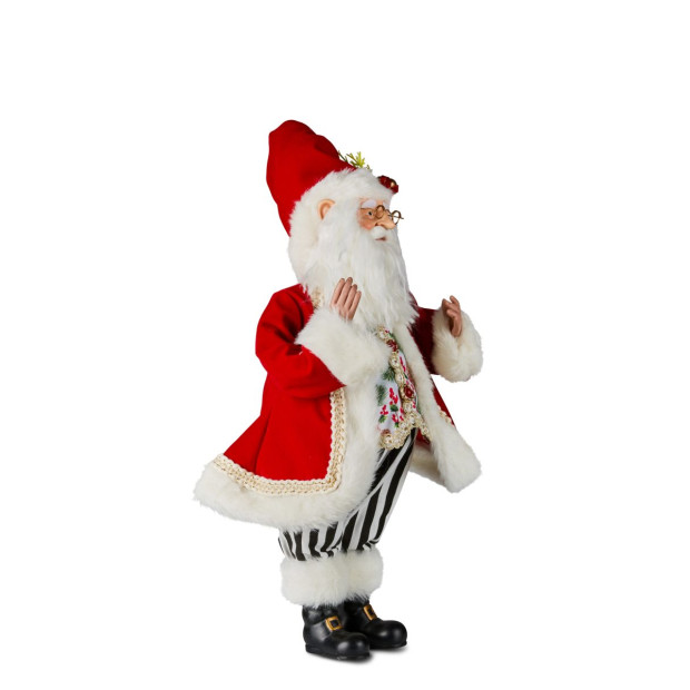 Holly Santa Claus 42cm
