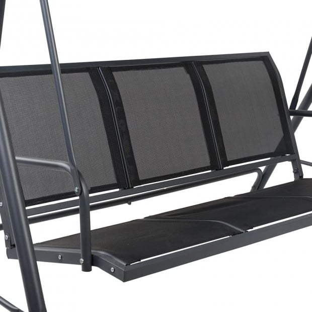 Swing Chair Outdoor Furniture Hanging Chairs Hammock 3 Seater Image 6