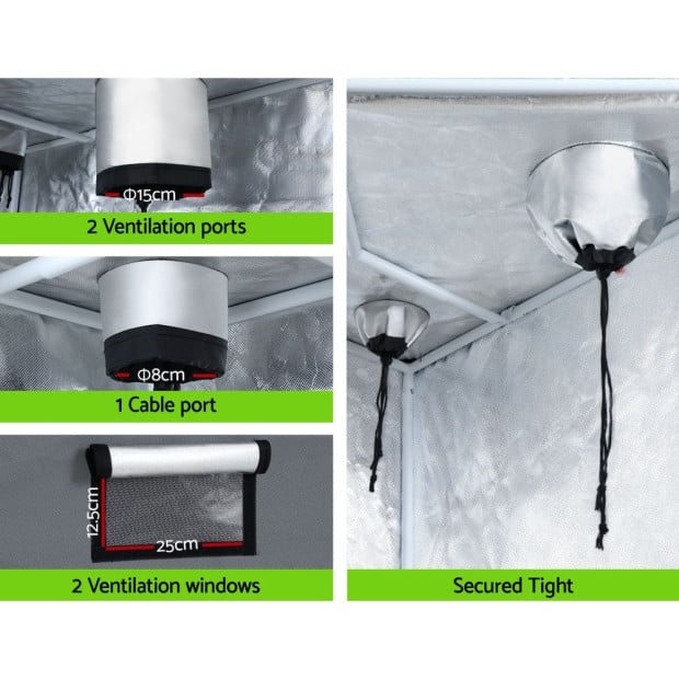 Greenfingers Grow Tent Hydroponics Kit Indoor Grow System 142x100x180 Image 7