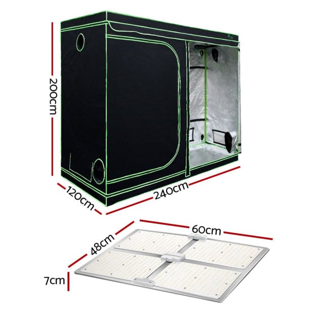 Greenfingers Grow Tent 4500w Led Grow Light Hydroponics Kits System Image 2