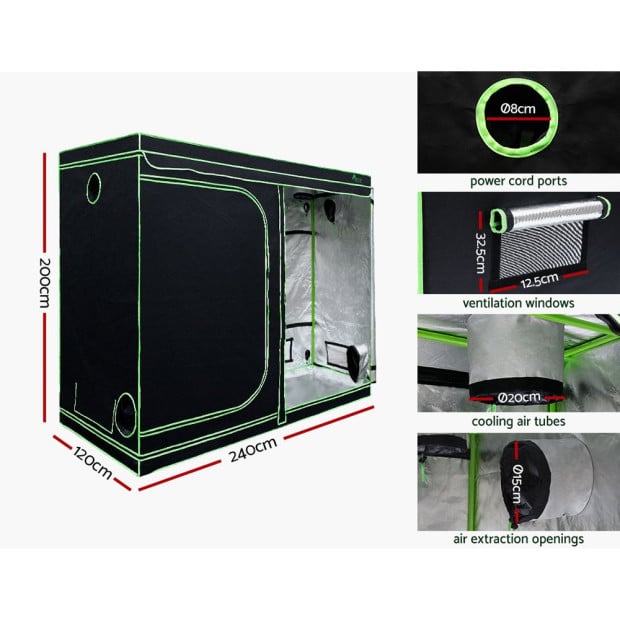 Greenfingers Grow Tent 4500w Led Grow Light Hydroponics Kits System Image 4