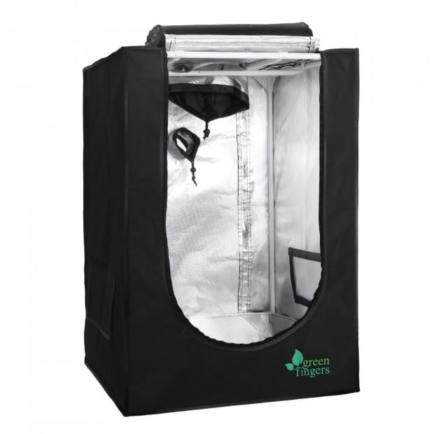 Greenfingers Hydroponics Grow Tent Kits Black 60X60X90CM 600D Oxford