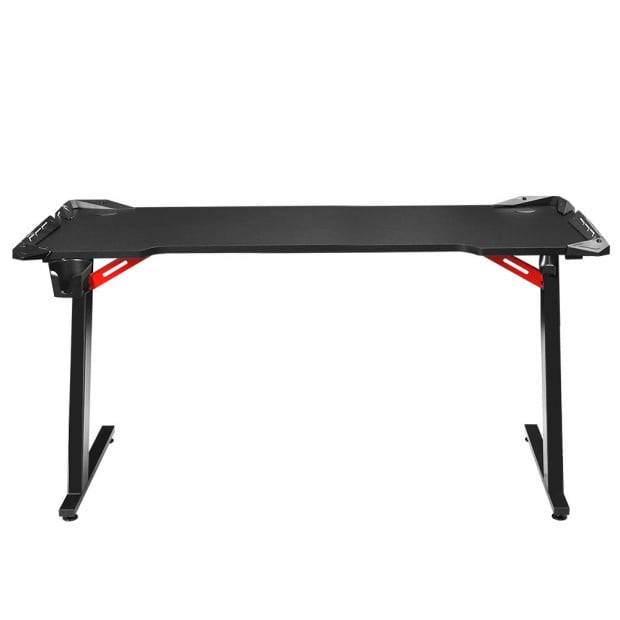 Gaming Desk Computer Desks Table Study Home Ofiice Rgb Led Light 140cm Image 3