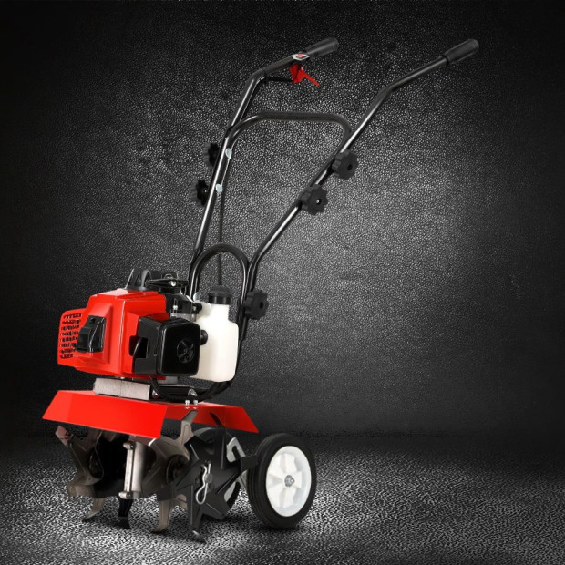 88cc Tiller Rototiller Cultivator Garden Soil Power Rotary Hoe Image 8