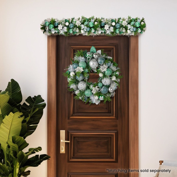 Mint Luxe Christmas Garland - 100cm Image 7