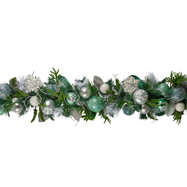 Mint Luxe Christmas Garland - 185cm Image 3