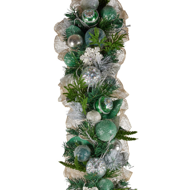 Mint Luxe Christmas Garland - 274cm Image 3