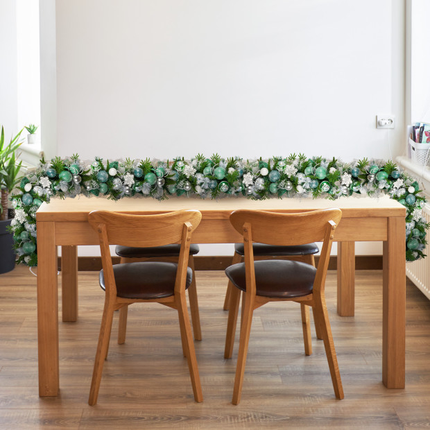 Mint Luxe Christmas Garland - 274cm Image 6