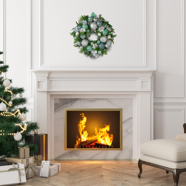 Mint Luxe Christmas Wreath - 56cm Image 6