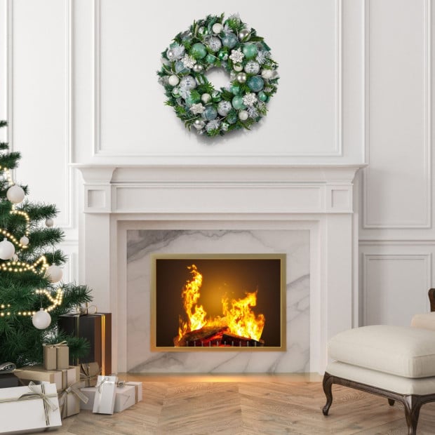 Mint Luxe Christmas Wreath - 71cm Image 7